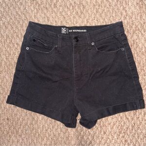 Black Women's High Wasted Shorts